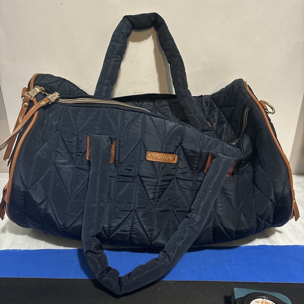 Joan & David Nylon 19 Inch Duffle Blue